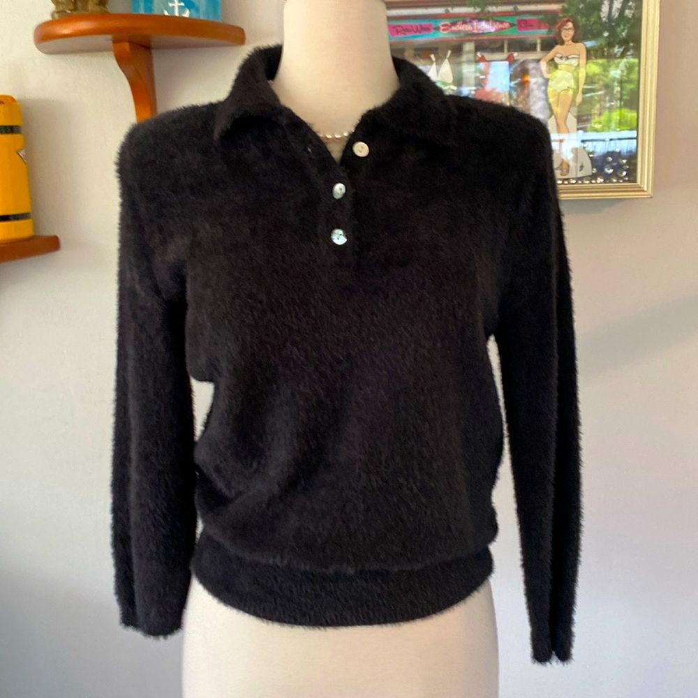 😍 SOLD 🖤 TAILOR and TWIRL for TATYANA PULLOVER SOFT SWEATER PINUP RETRO - Picture 1 of 8